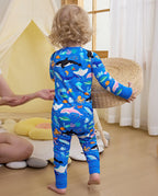 Ocean Friends Bamboo Zippy, ocean friends bamboo zippy lifestyle toddler walking back view 08