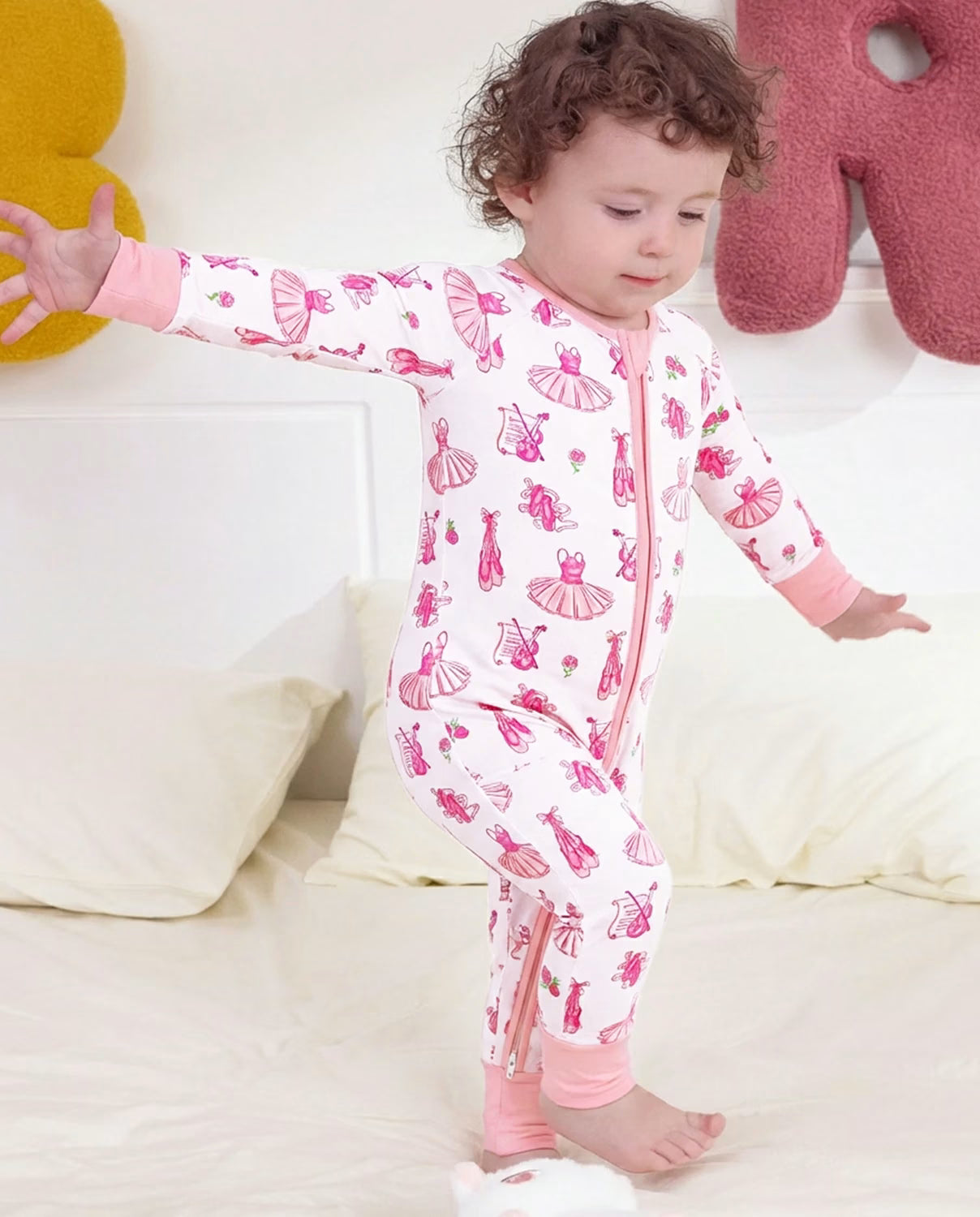 Pink Ballet Bamboo Zippy, pink ballet bamboo zippy balancing