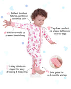 Pink Ballet Bamboo Zippy, pink ballet bamboo zippy features