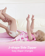 Pink Cowgirl Bamboo Baby Sleep Sack, pink cowgirl bamboo baby sleep sack 09 j shape side zipper diaper change