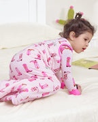 Pink Cowgirl Bamboo Baby Sleep Sack, pink cowgirl bamboo baby sleep sack 12 crawling movement lifestyle