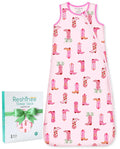 Pink Cowgirl Bamboo Baby Sleep Sack, pink cowgirl bamboo baby sleep sack main
