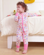 Pink Mermaid Bamboo Zippy, pink mermaid bamboo zippy 01 lifestyle standing bed