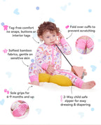 Pink Mermaid Bamboo Zippy, pink mermaid bamboo zippy 02 features infographic