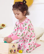Pink Tulip Bamboo Zippy, pink tulip bamboo zippy 04 lifestyle playing blocks bed