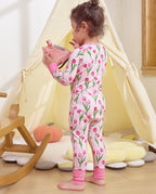 Pink Tulip Bamboo Zippy, pink tulip bamboo zippy 08 lifestyle back view play tent