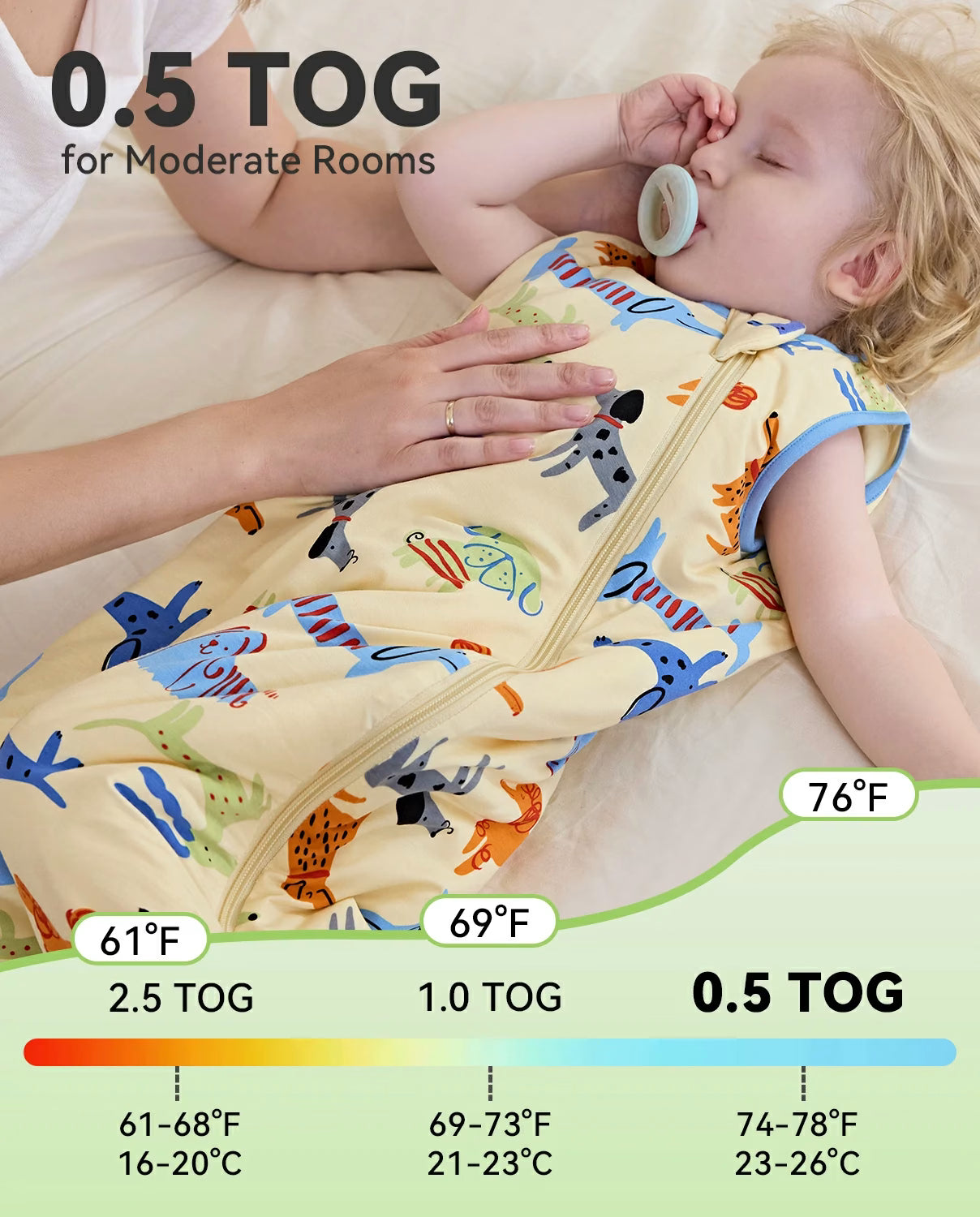 Puppy Bliss Bamboo Baby Sleep Sack, puppy bliss bamboo baby sleep sack 0 5 tog