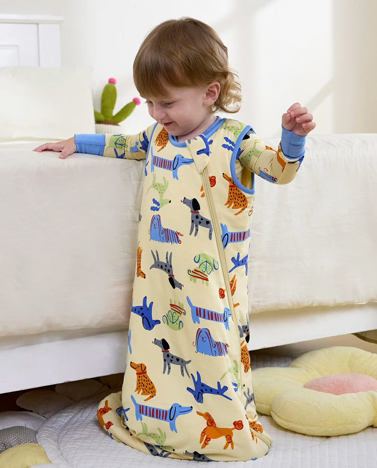 Puppy Bliss Bamboo Baby Sleep Sack, puppy bliss bamboo baby sleep sack 01