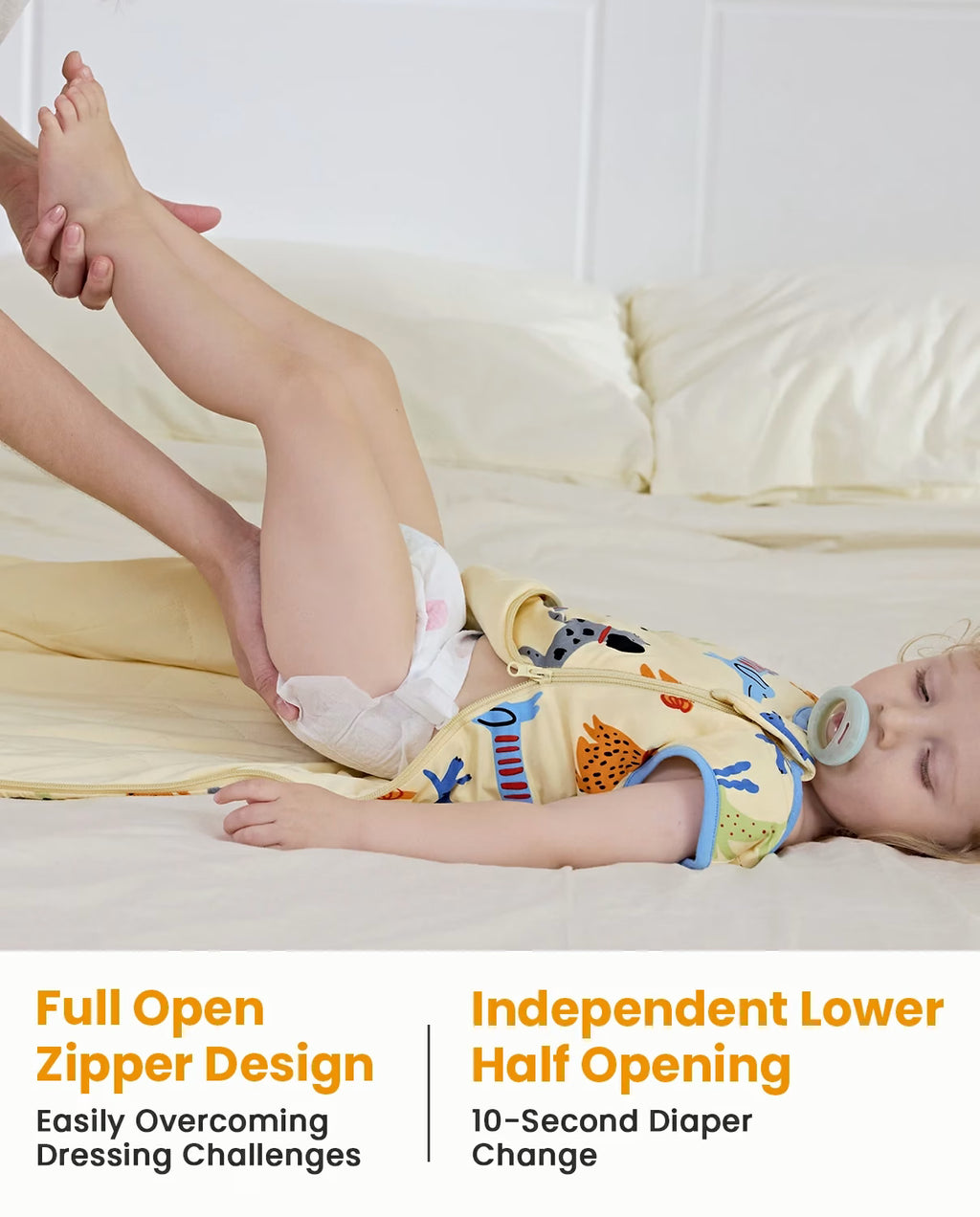Puppy Bliss Bamboo Baby Sleep Sack, puppy bliss bamboo baby sleep sack diaper change
