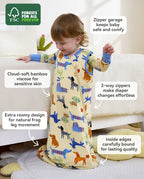 Puppy Bliss Bamboo Baby Sleep Sack, puppy bliss bamboo baby sleep sack fsc features