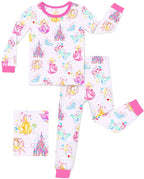 Purple Castle Long Two-Piece Pajama Set, purple castle two piece pajama set main