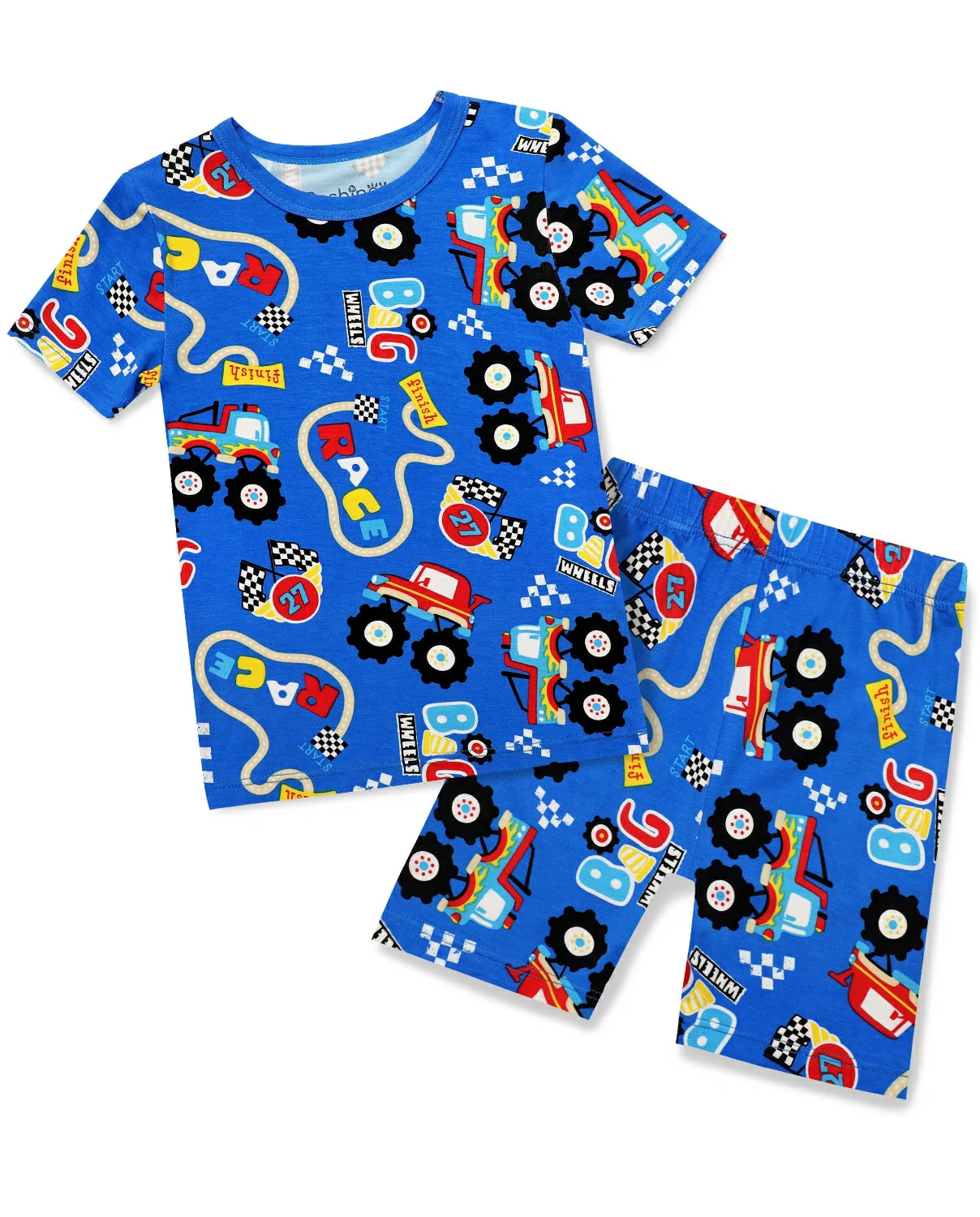Ready? Go! Short Two-Piece Pajama Set, ready go short two piece pajama set main