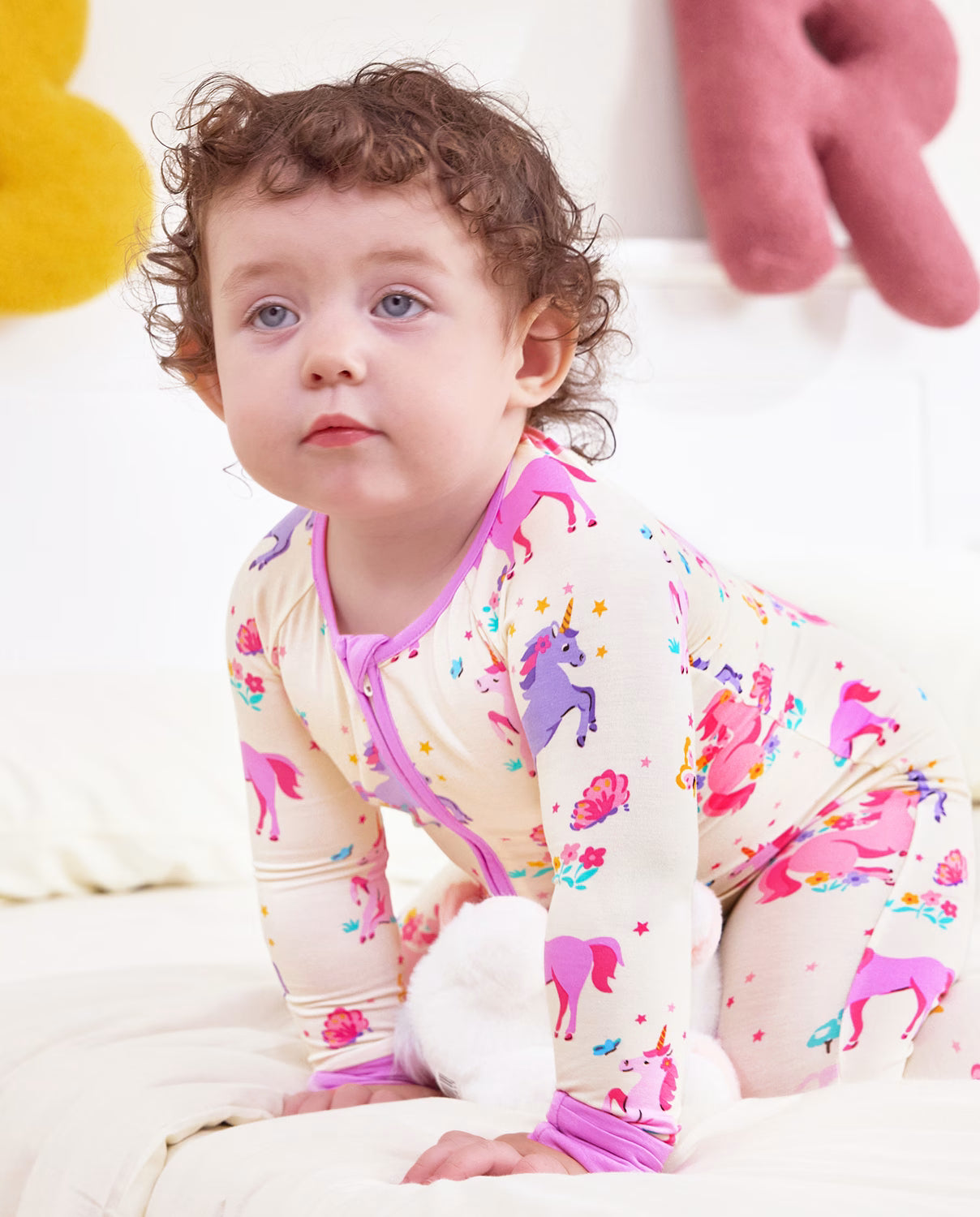 Sunny Sprouts Bamboo Zippy, sunny sprouts bamboo zippy 01 lifestyle crawling unicorn