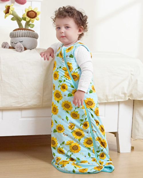 Sunshine Sprout Bamboo Baby Sleep Sack, sunshine sprout bamboo baby sleep sack 01 lifestyle standing