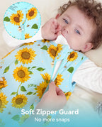 Sunshine Sprout Bamboo Baby Sleep Sack, sunshine sprout bamboo baby sleep sack 05 soft zipper guard