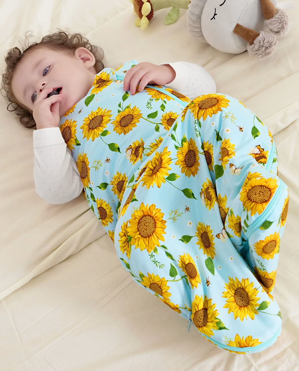 Sunshine Sprout Bamboo Baby Sleep Sack, sunshine sprout bamboo baby sleep sack 10 cozy sleep position