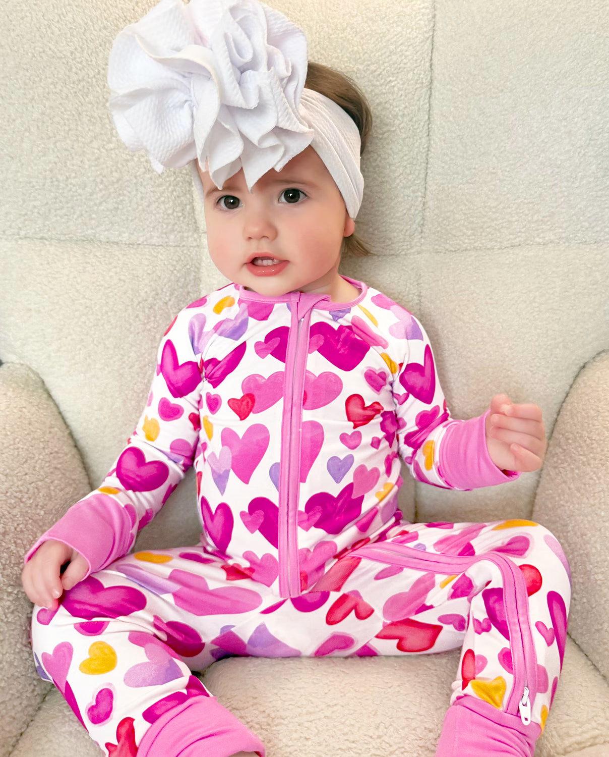 Sweetheart Confetti Bamboo Zippy, sweetheart confetti bamboo zippy 06 lifestyle sitting chair