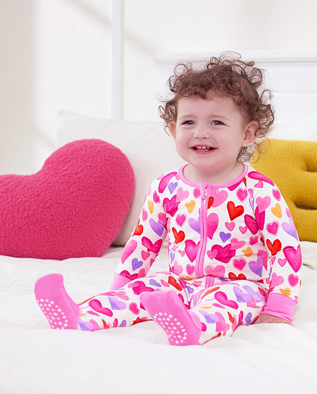 Sweetheart Confetti Bamboo Zippy, sweetheart confetti bamboo zippy 08 lifestyle grip soles