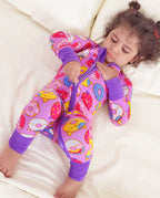 Unicorn Donuts Bamboo Zippy, unicorn donuts bamboo zippy 01 lifestyle laying bed