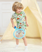 Ball Buddies Short Two-Piece Pajama Set, ball buddies bamboo short two piece pjs lifestyle 07