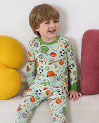 Ball Buddies Long Two-Piece Pajama Set, ball buddies club bamboo two piece pjs lifestyle 4