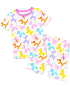 Balloon Parade Short Two-Piece Pajama Set, balloon parade bamboo short two piece pajama set main