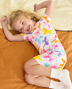 Balloon Parade Short Two-Piece Pajama Set, balloon parade bamboo short two piece pjs lifestyle 02