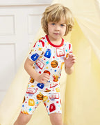 Basketball Dreams Short Two-Piece Pajama Set, lifestyle view 10