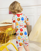 Basketball Dreams Short Two-Piece Pajama Set, lifestyle view 11