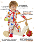Basketball Dreams Bamboo Zippy, lifestyle view 3