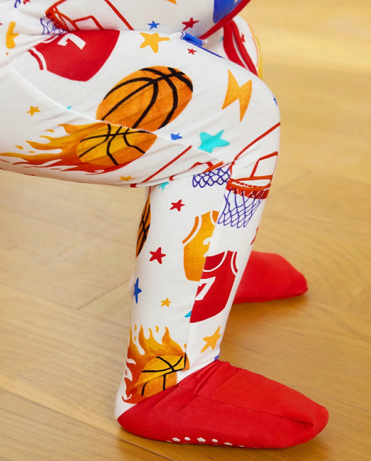 Basketball Dreams Bamboo Zippy, lifestyle view 6