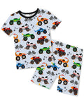 Big Wheels Short Two-Piece Pajama Set, big wheels short two piece pajama set main.webp
