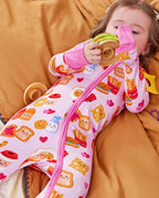 Breakfast Party Bamboo Zippy, breakfast party bamboo zippy lounging