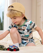 Camo Commanders Short Two-Piece Pajama Set, camo commanders bamboo short two piece pjs lifestyle 01