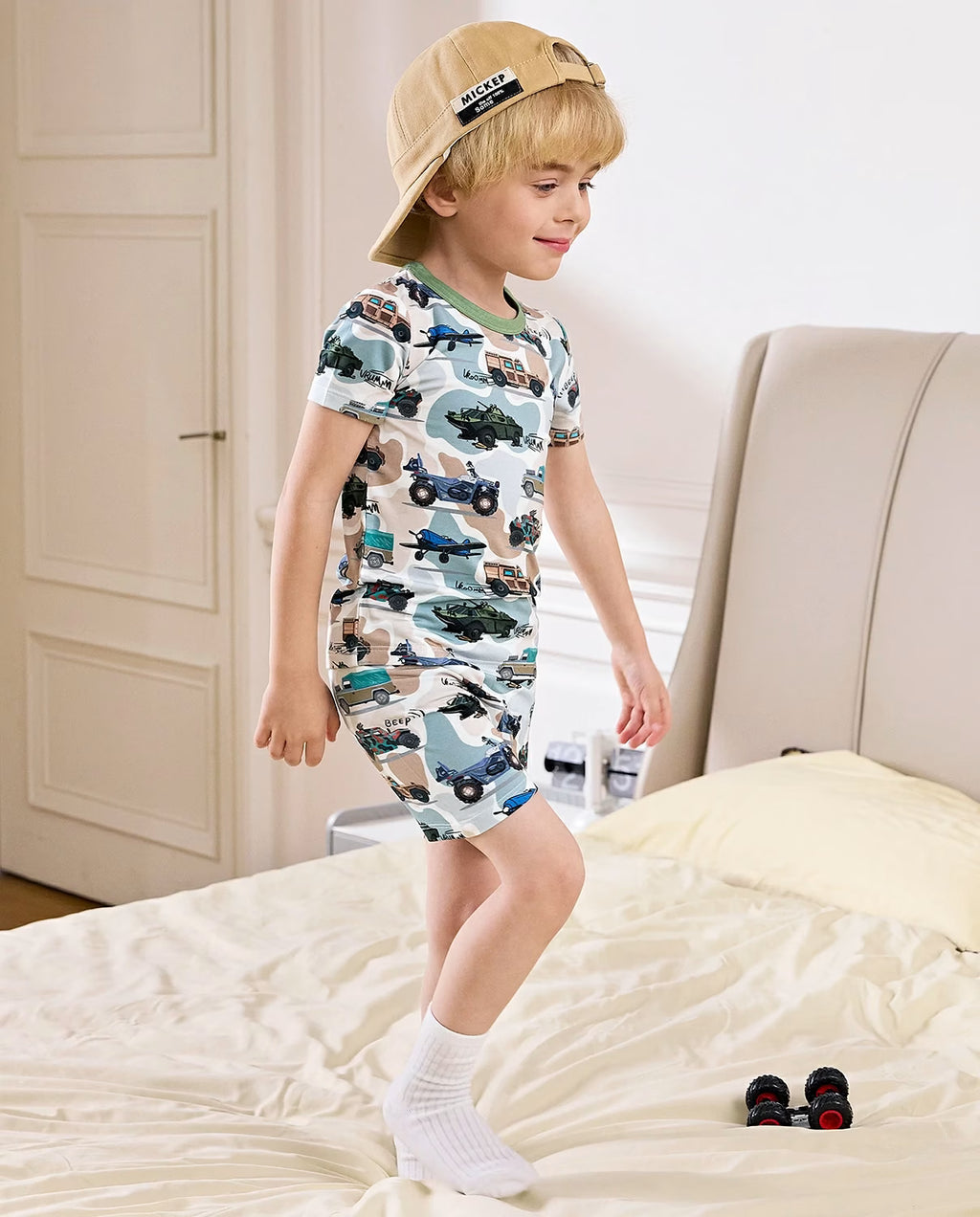 Camo Commanders Short Two-Piece Pajama Set, camo commanders bamboo short two piece pjs lifestyle 03