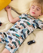 Camo Commanders Short Two-Piece Pajama Set, camo commanders bamboo short two piece pjs lifestyle 07