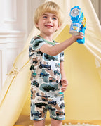Camo Commanders Short Two-Piece Pajama Set, camo commanders bamboo short two piece pjs lifestyle 12