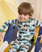 Camo Commanders Long Two-Piece Pajama Set, camo commanders club bamboo two piece pjs lifestyle 1
