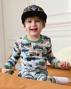 Camo Commanders Long Two-Piece Pajama Set, camo commanders club bamboo two piece pjs lifestyle 3
