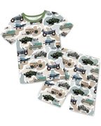Camo Commanders Short Two-Piece Pajama Set, camo commanders short two piece pajama set main