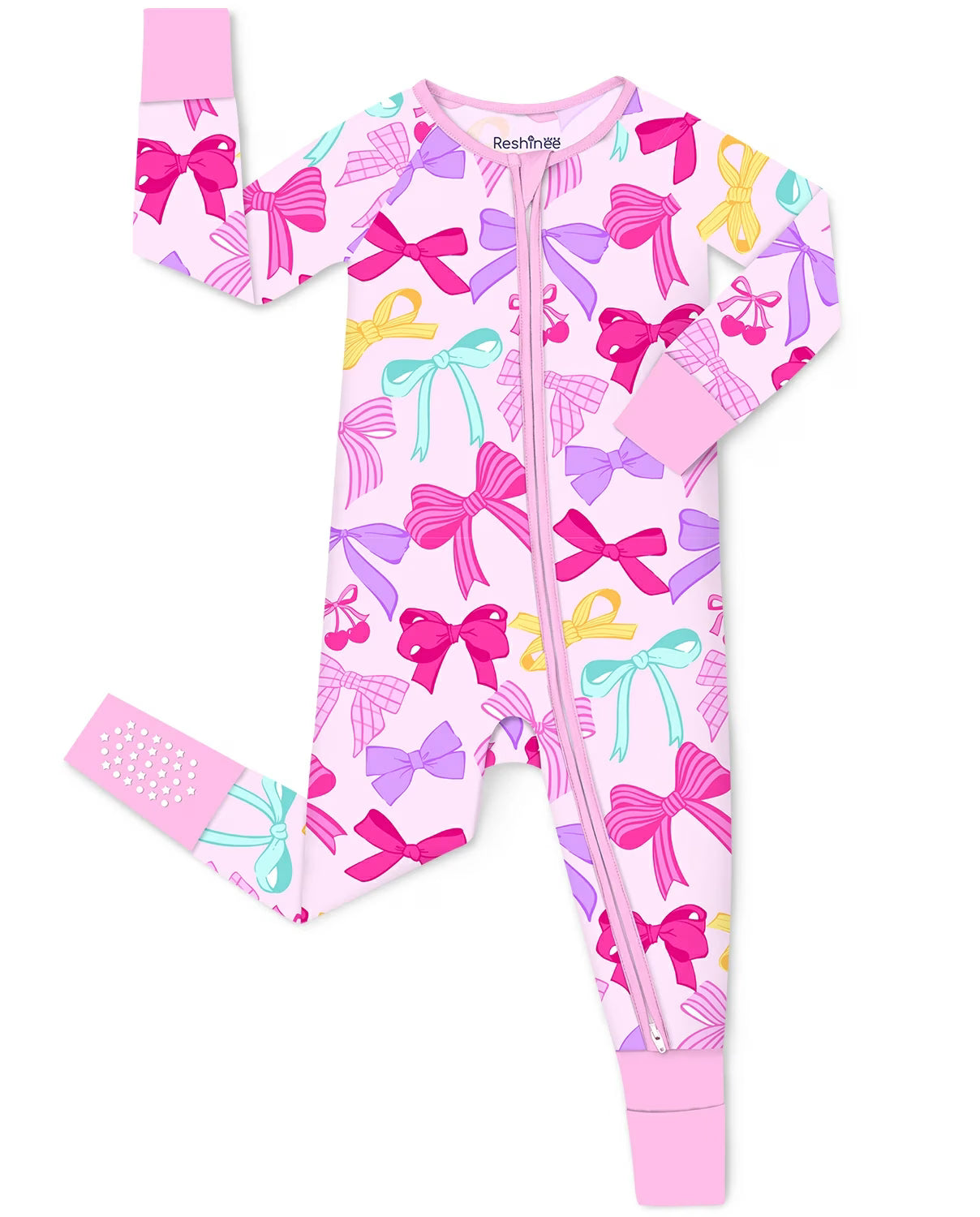 Colorful Bows Bamboo Zippy, colorful bows bamboo zippy main