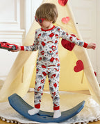 Cosmic Love Long Two-Piece Pajama Set, cosmic love bamboo two piece pjs lifestyle 6