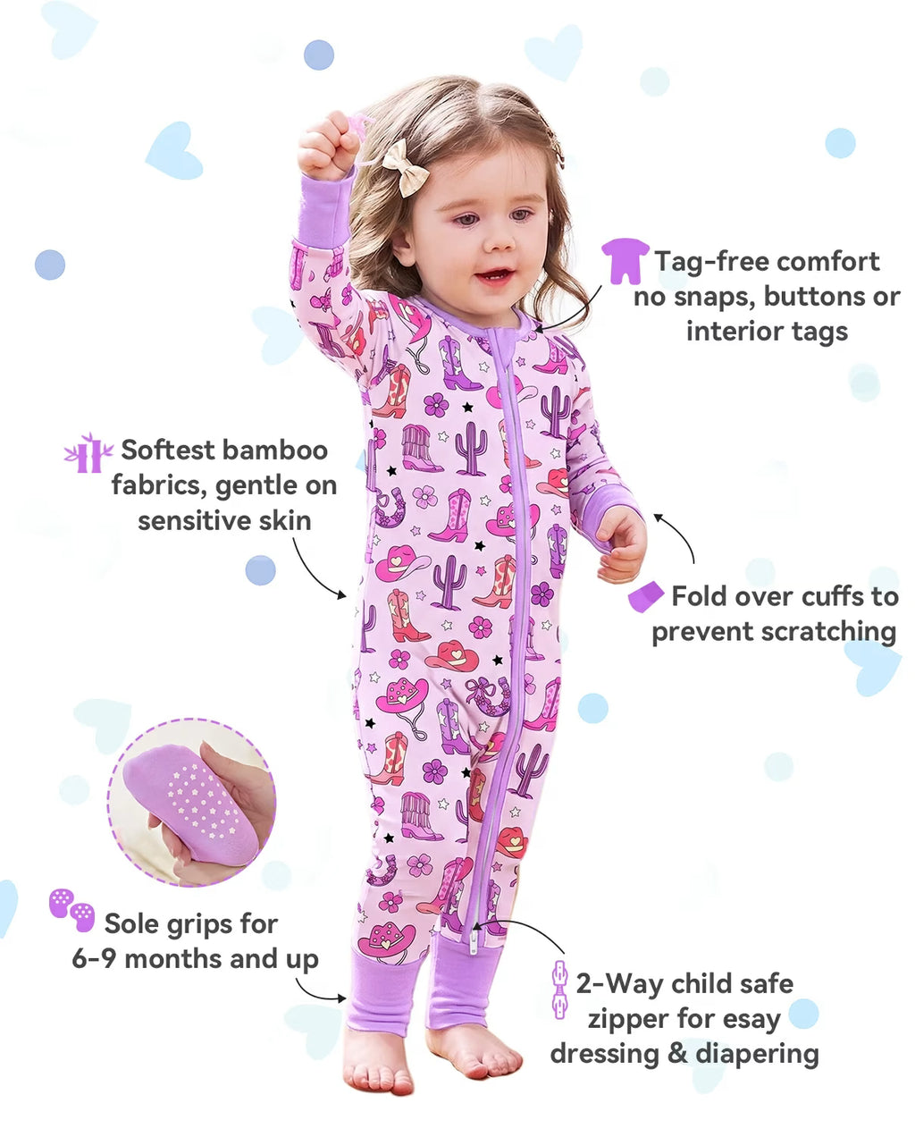 Cowgirl Boots Bamboo Zippy, cowgirl boots bamboo zippy features 08