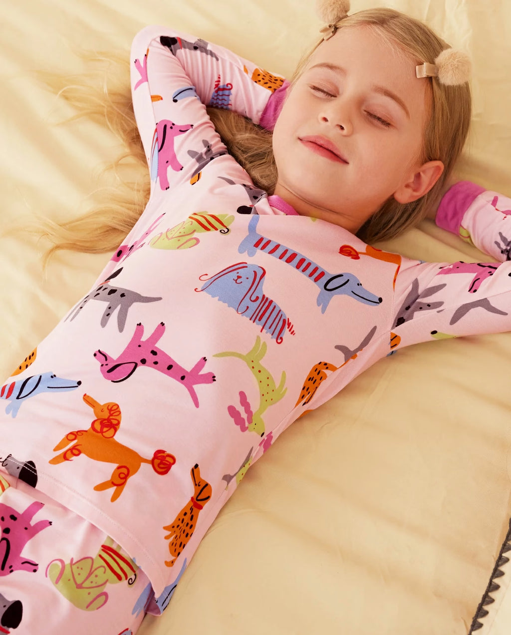 Dapper Dog Long Two-Piece Pajama Set, dapper dog bamboo two piece pjs lifestyle 6