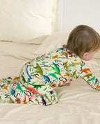 Dino Handbook Bamboo Baby Sleep Sack, dino dreams bamboo baby sleep sack crawling 09