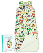 Dino Handbook Bamboo Baby Sleep Sack, dino handbook bamboo baby sleep sack main