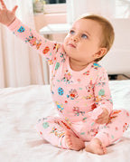 Easter Bunny Long Two-Piece Pajama Set, easter bunny bamboo two piece pjs lifestyle 6