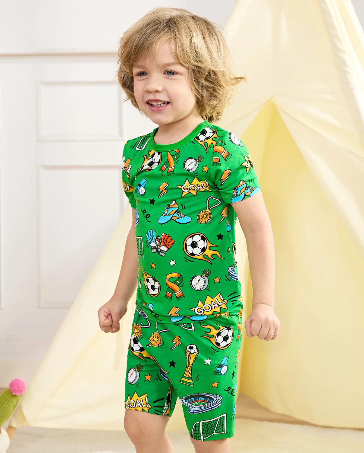Final Kick Short Two-Piece Pajama Set, final kick bamboo short two piece pjs lifestyle 02 1
