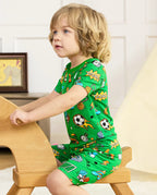 Final Kick Short Two-Piece Pajama Set, final kick bamboo short two piece pjs lifestyle 10