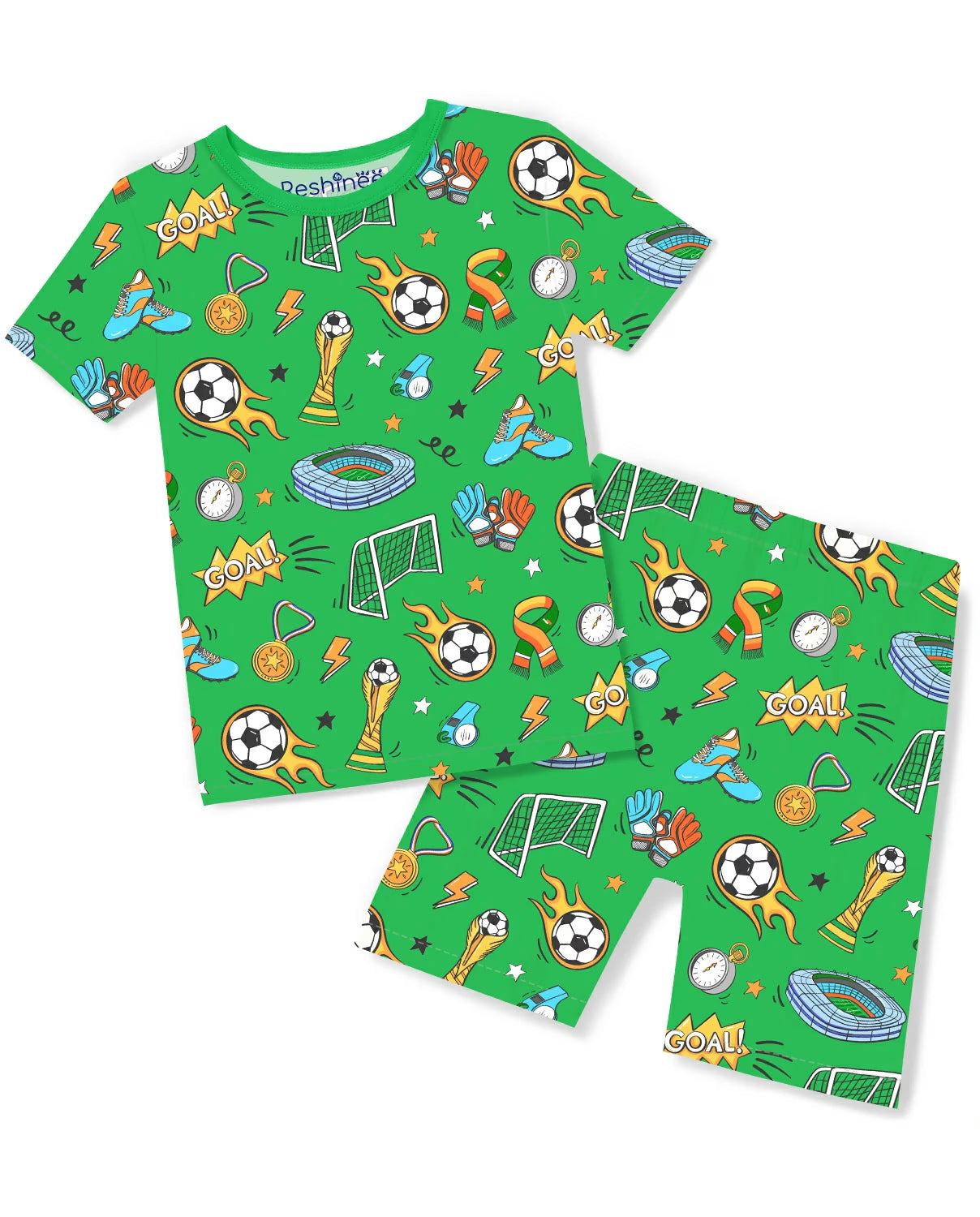 Final Kick Short Two-Piece Pajama Set, final kick short two piece pajama set main 1